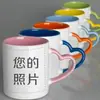 Venta al por mayor de fábrica Tazas de cerámica 11 oz Recubiertas en blanco para sublimación Tazas de cerámica personalizadas creativas para café y agua