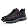 Zapatos Casuales de Cuero Impermeable Otoño para Mamá Suela Suave Antideslizantes Zapatos para Ancianos Cómodos Ligeros para Caminar para Mujeres de Mediana Edad y Ancianos Mujeres
