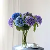 Flor Artificial Nueva de Hortensia Morada de Concubina Imperial Impresa en 3D con Textura Realista para Hogar, Maqueta, Habitación, Fotografía, Ramo