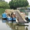 Barco de limpeza totalmente automático, barco de coleta de grama aquática, barco de limpeza de coleta de lixo fluvial, fabricante de barcos de limpeza de lagos