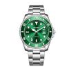 Poshi Transfronterizo Tiktok Live Reloj de Cuarzo Moda Verde Water Ghost Reloj de Pulsera para Hombre con Stock de Fábrica 1 Pieza Envío Directo