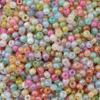 Grãos de Painço Creme 2/3/4mm Acessórios para Pulseira Colar DIY Grampo de Cabelo Borla Contas Redondas Contas Soltas DIY Feitas à Mão