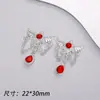 Alas de Ángel Frescas y Hermosas Borla de Aleación de Plata Colgante Pulsera DIY Hecha a Mano con Cuentas Accesorios para Collar