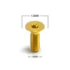 Tornillo avellanado M3/M4/M5/M6 de aleación de titanio Muses Ti para soportes de modificación de motocicleta, múltiples colores