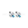 Aretes de aleación de titanio F136, aretes para cartílago, joyería para perforación corporal de titanio G23 con araña, rosca interna, cuerpo de circonita, venta directa del fabricante