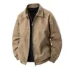 Atacado Transfronteiriço Jaquetas Novas de Outono e Inverno, Jaquetas de Couro Masculinas para Negócios, Jaquetas de Couro Masculinas com Gola, Jaquetas de Couro Masculinas Melard