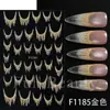 Belleza Completa Transfronteriza Nuevas Pegatinas para Uñas con Borla Brillante Dorada y Plateada Pegatinas para Uñas Francesas
