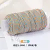 Yunxin Hilo de Algodón Retorcido a Mano Estilo Xizang 1.5mm Hilo Teñido en Degradado Cielo Estrellado para Pulseras Tejidas a Mano DIY Cuerda para Manualidades Cuerda para Tejer Cuerda de Mano