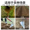 Azada Triangular Puntiaguda para Zanjas, Acero Engrosado, Herramienta Agrícola Multifuncional para Surcar, Plantar Verduras, Fertilizar, Aflojar la Tierra, Desmalezar y Arar