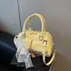 Bolso de Axila de Nicho de Alto Valor Estilo Coreano para Mujer, Nueva Moda Primavera 2026 Bolso Retro de Cuero con Cera de Aceite para Viajes