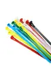 Cinchos de Nylon Desmontables, Abrazaderas de Plástico de Colores Removibles, Correas de Sellado de Sujeción Reutilizables