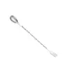 Colher de bar aço inoxidável cabo longo bastão misturador colher misturadora para café chá com leite colher de bar bastão misturador de coquetel