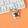 Broche acrílico de desenho animado de animal, distintivo fofo para atacado, acessório para bolsa de estudante, pequeno pingente, patch de medalha comemorativa