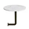 Loja de Bebidas de Chá com Leite Moderna Loja de Bolos Café Estilo Mesa Redonda Pequena de Parede Mesa de Parede Mesa de Canto