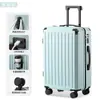 Set personalizado de tres piezas de equipaje de comercio exterior con portavasos e interfaz USB, maleta de viaje multifuncional, equipaje de gran capacidad para vacaciones
