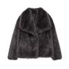 Ropa de mujer transfronteriza de Amazon comercio exterior Invierno estilo socialité elegante de moda europeo y americano abrigo de piel sintética D69352