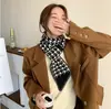 Bufanda Corta Clásica Estilo Coreano Big G Otoño e Invierno Pareja de Moda Cálida de Punto Bufanda Big G Versátil Alta