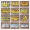 Corona de Plástico Transfronteriza Corona de Novia Tiara Corona para Pastel de Cumpleaños Corona Infantil Corona de Reina Decoración de Flores