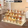 Pessoas das Estrelas Figura Fofa Caixa de Exibição Caixa de Armazenamento de Blocos de Montar Suporte de Exibição para Bonecas Rack de Exibição Transparente para Colecionáveis