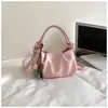 Bolso Transversal Retro Temperamento Simple Plisado Moda Bolso de Hombro Único Casual Elegante Versátil Viaje Diario Bolso Cruzado para Mujer