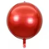 Transfronterizo 22 pulgadas Estéreo 4D Globo Láser Patrón de Perlas de Acero Año Nuevo y Navidad Estilo Atmósfera Festiva Película de Aluminio Decoración Arreglo Venta al por Mayor