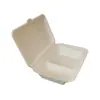 Caixa de embalagem descartável biodegradável caixa de polpa Caixa de Almoço fast food caixa de hambúrguer americano com tampa caixa bento para almoço caixa com trava