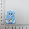 Novo Urso Cola Macia de PVC Patch Decoração para Capa de Celular Material DIY Grampo de Cabelo Joia Buraco Buraco Acessórios de Fivela de Chinelo