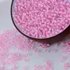 Acessórios de materiais para joias DIY 2mm contas de arroz de vidro contas de arroz de núcleo tingido preenchidas com contas coloridas contas soltas contas redondas