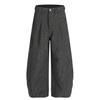 Pantalones Casuales Holgados Unisex Estilo Retro Americano Old Money de Alta Gama con Diseño de Cuadros y Pliegues para Hombre C916