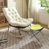 Cadeira de Balanço Colmeia Super Macia Sala de Estar Varanda Casa Lazer Cadeira Sofá Interna Simples Cadeira de Descanso