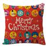 Venta Caliente Transfronteriza Lino Nueva Almohada Funda de Almohada de Halloween Serie Navideña Sofá Coche Almohada Funda de Almohada
