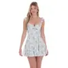 Ropa de Mujer Nueva Transfronteriza Europea y Americana 2025 Amazon Venta Caliente Vestido de Gasa Estampado Ajustado Elegante para el Trabajo