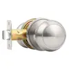 Cerradura de Puerta Invisible Sin Llave de Acero Inoxidable Silenciosa para Dormitorio Canal de Bola de Pared de Fondo de Puerta de Casa Cerradura de Puerta