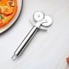 Cortador de Pizza Multifuncional de Acero Inoxidable Espátula Triangular para Queso Cuchillo para Alimentos y Panqueques Herramienta para Hornear Cuchillo de Rodillo Pan