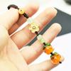 La carrera de Guofeng se ha convertido en un colgante para teléfono móvil de caqui de cristal, todo colgante de deseos, joyería retro hermosa chica japonesa