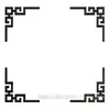 Cuatro Pegatinas Florales Diagonales para Techo Autoadhesivas Borde Decorativo para Techo de Sala de Estar Pegatinas de Pared Acrílicas 3D Largas