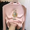 Top de forro polar de doble cara para niños, nuevo estilo otoño/invierno para niñas, se puede usar como prenda exterior, capa base moderna y casual para otoño e invierno