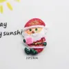 Nova Casa de Boneco de Neve Pintada Artificialmente Árvore de Natal Acessórios de Resina DIY Capa de Celular de Creme Material para Acessórios de Cabelo