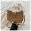Popular de este año con borlas Elegante Nuevo Estilo Verano 2025 Moderno Retro Textura Esmerilada Bolso de Hombro Cruzado Único para Mujer