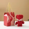 Exquisitos regalos pequeños de actividades de alta calidad y alto valor para niños, taza con apertura de drenaje, toalla de oso, cerámica