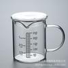 Taza medidora de vidrio espesado con escala Taza medidora de vidrio para el hogar con escala Taza medidora de vidrio Taza de agua Taza de té
