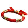 Pulsera de Cuerda Colorida Tejida a Mano Cuerda Roja Benmingnian para Niños y Niñas Pareja Cuerda Tejida a Mano para Regalo Pura Hecha a Mano