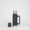 Nuevo Vaso Aislado Transfronterizo Acero Inoxidable 304 Vacío Doble Capa Exterior Gran Capacidad Portátil Aislado y Retenedor de Frío Set de Frascos
