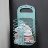 Cesta para ropa sucia plegable para colgar en la pared del baño, cesta para ropa sucia sin perforaciones