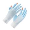 Luvas de Proteção Solar para Mulheres, Gradiente Anti-UV Verão Seda de Gelo Antiderrapante Dedos Inteiros Tela de Toque Dirigindo Esportes Fio Original Luvas Frescas