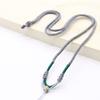 Nuevo colgante de cuerda de jade Hetian hecho a mano, accesorio de cuerda trenzada de jade hecho a mano, collar de cuerda al por mayor