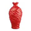Vaso Minimalista de Onda de Alto Padrão Transfronteiriço Textura Fosca Decoração de Mesa de Casa Entrada Ornamento Estilo Ins