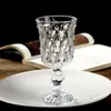 Copo de vinho alto com relevo de pérola vidro bolha copo de vinho decorativo de casamento fábrica de copos de vinho vendas diretas