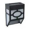 Luz de pared solar retro de 2 LED directo de fábrica luz solar de jardín luz de rejilla luz de pared solar Luz de valla