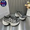 Zapatillas de papá con plataforma gruesa para mujer, modelo nuevo 2026, de malla, estilo coreano, versátiles, transpirables, que aumentan la altura, zapatillas deportivas de moda para mujeres bajitas